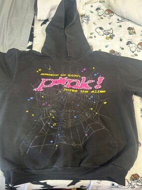 2021 Sp5der P*nk Hoodie